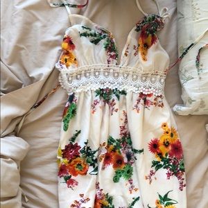 Long floral dress